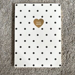 Double Sided Polka Dot Lovely Notes / Witty Words Notebook